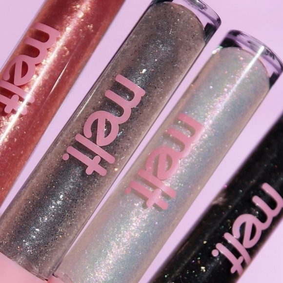 🌟STUPID CUPID Melt Cosmetics DISCONTINUED Crushed Glitter Gloss NWT - Picture 4 of 8